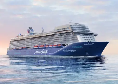 Vācijas kruīzu laineris "Mein Schiff 7"