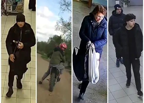 Valsts policija Liepājā meklē attēlos redzamos cilvēkus