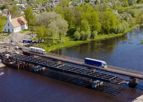 Salacgrīvas tilta būvniecība