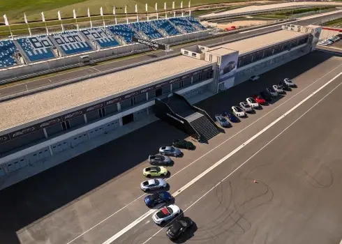 "Porsche Experience" pasākums Balatona trasē Ungārijā