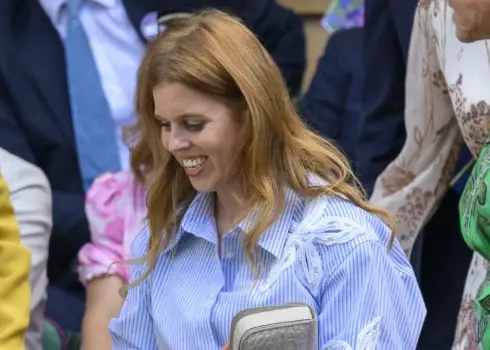 Princese Beatrise Vimbldonas tenisa čempionāta pirmajā dienā 2025. gada 30. jūnijā