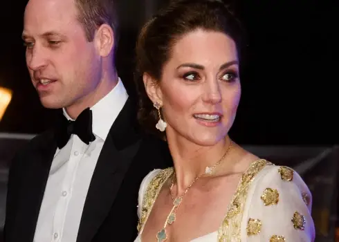 Princese Ketrīna “BAFTA” balvu ceremonijas vakarā 2020. gadā