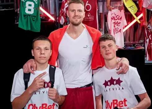 Latvijas - Lietuvas basketbola izlašu pārbaudes mačs