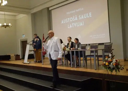 Dibināta partija "Austošā saule Latvijai"