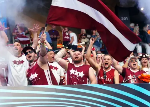 Latvijas izlase Eiropas čempionāta mačā uzveic Portugāli