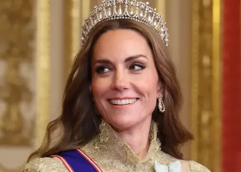 Princese Ketrīna valsts banketā par godu Donalda Trampa vizītei. 2025. gada 17. septembris