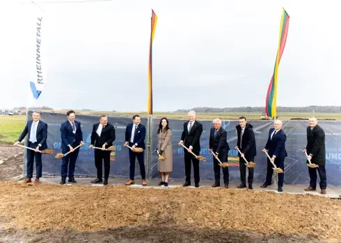 Lietuvā sāk būvēt vācu aizsardzības giganta "Rheinmetall" munīcijas rūpnīcu. 4.11.2025.