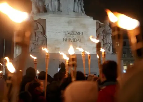 "Brīvības cīnītāju gars cauri visiem laikiem" gājiens; 11.11.2025.