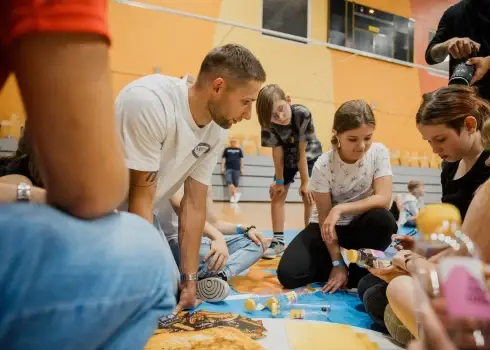 "Olimpieši skolās ar "Rimi" projekta atklāšana