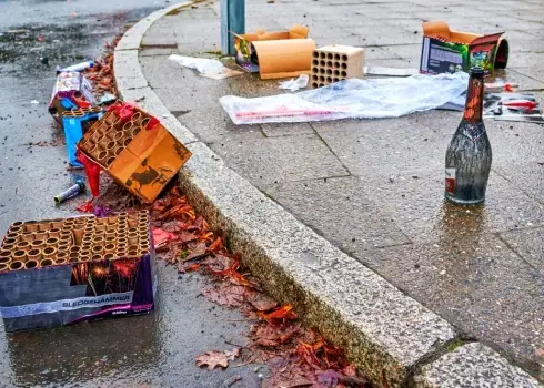 Skati pēc privātās uguņošanas 1. janvārī Berlīnē, Hamburgā un citās Vācijas pilsētās 