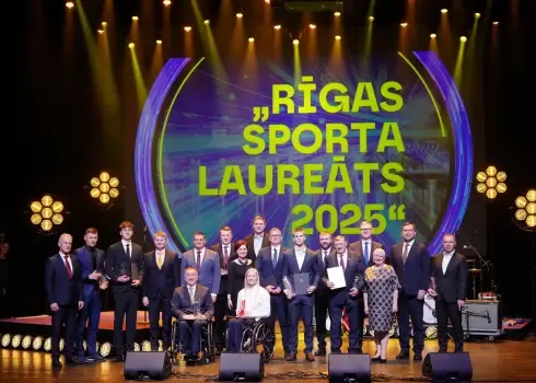 "Rīgas sporta laureāts 2025" balvu pasniegšanas krāšņā ceremonija; 08.01.2026.