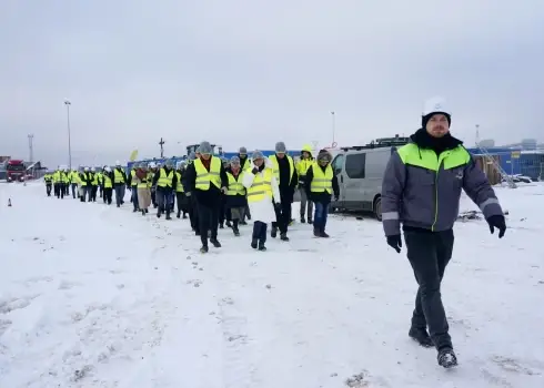 Spāru svētki Kundziņsalas robežšķērsošanas vietā