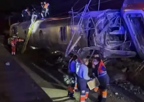 Vilcienu sadursme Spānijā