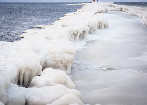 Mangaļsalas mols 2026. gada janvārī