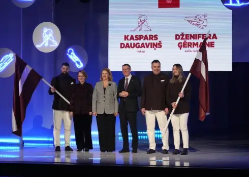 Paziņoti Latvijas delegācijas karognesēji olimpisko spēļu atklāšanas ceremonijā; 28.01.2026.
