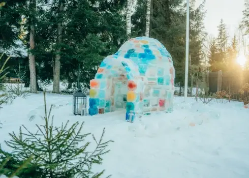  Ledus iglu Saulkrastos