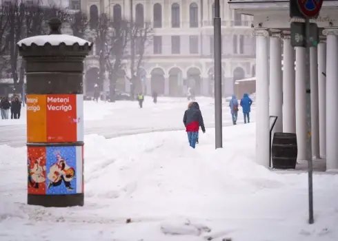 Sniegputenis Rīgas ielās (13.03.2026.)