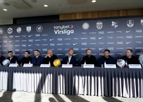 Latvijas futbola virslīgas jaunās sezonas preses konference
