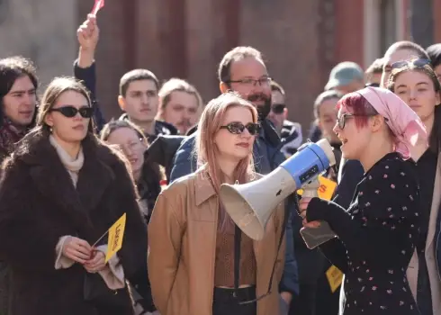 Protests pret izmaiņām Darba likumā
