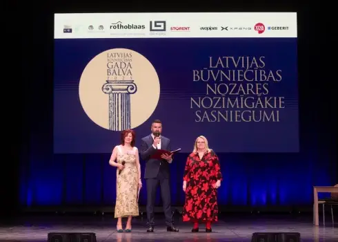 Konkursa Latvijas Būvniecības Gada balva 2025 balvas pasniegtas